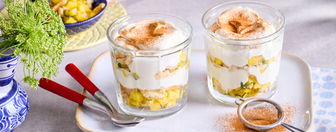 Mascarpone-Mango-Trifle für 4 Personen von lidl-kochen.de