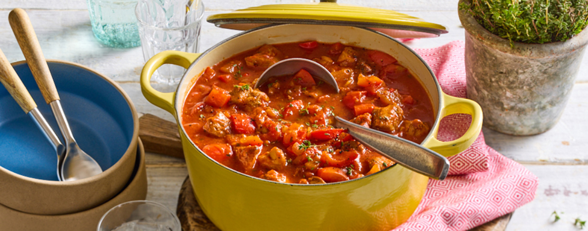 Gulasch-Paprika-Suppe mit Bier für 4 Personen von lidl-kochen.de