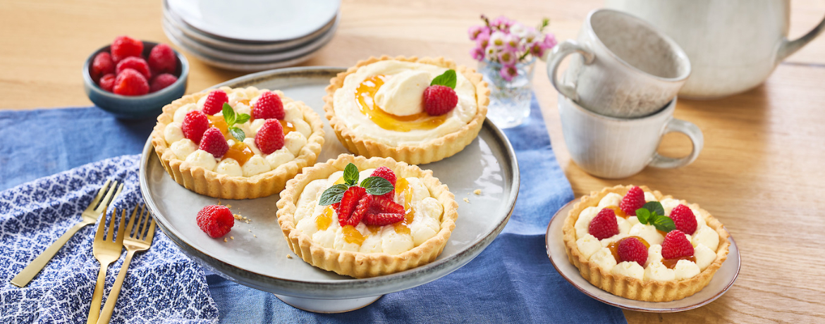 Zitronenmousse-Tartes für 6 Personen von lidl-kochen.de