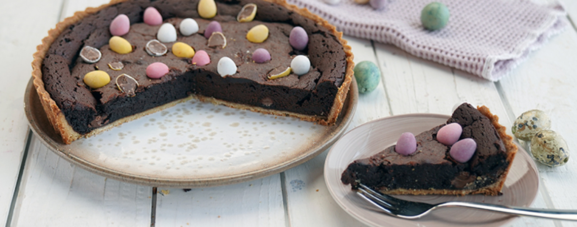 Oster-Tarte mit Browniefüllung für 12 Personen von lidl-kochen.de