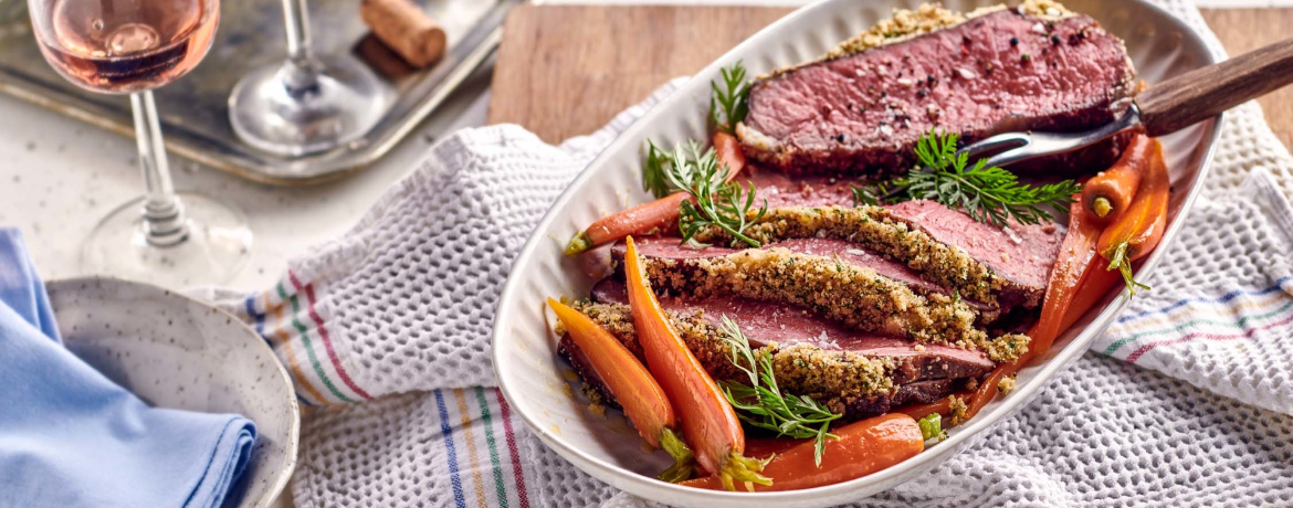 Roastbeef mit Honig-Karotten für 6 Personen von lidl-kochen.de