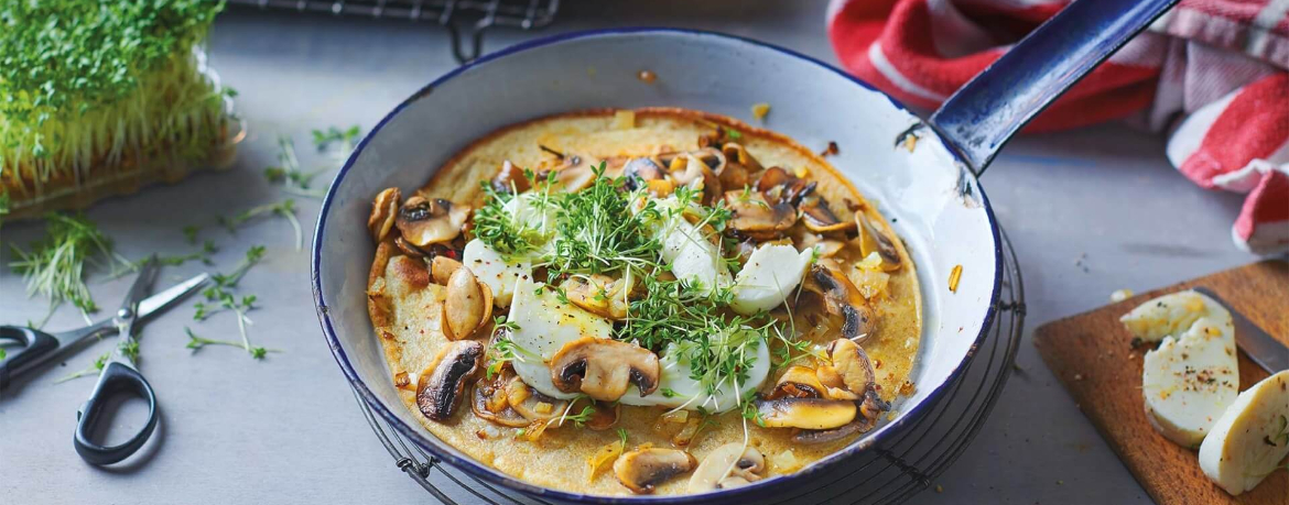 Vollkornpfannkuchen mit Champignons für 4 Personen von lidl-kochen.de