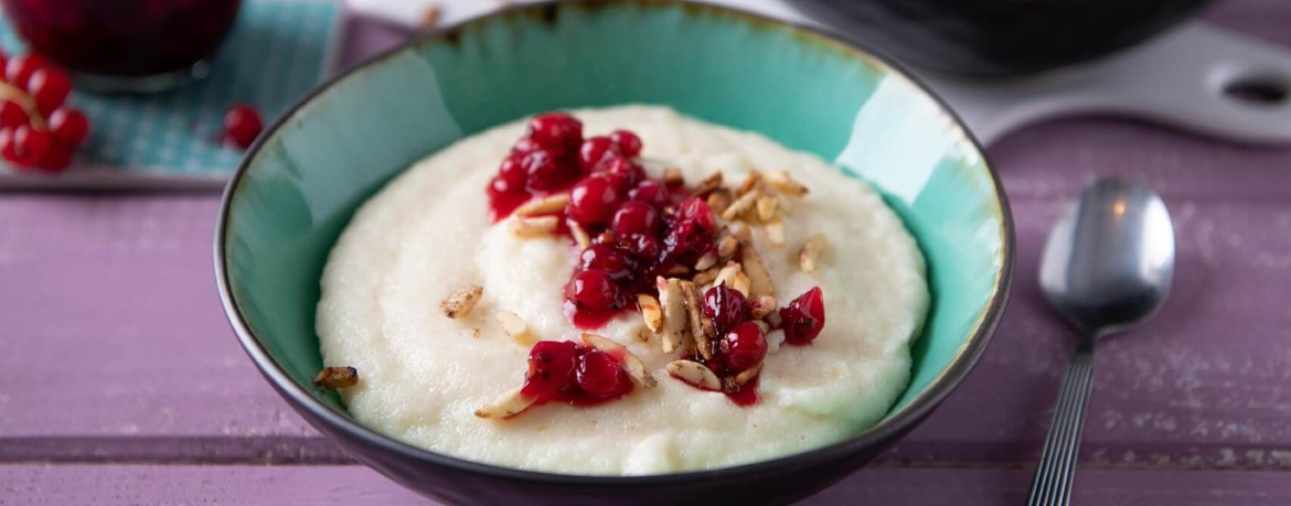 Grießbrei mit Johannisbeermarmelade für 4 Personen von lidl-kochen.de