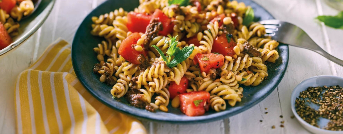 Veganer Nudelsalat mit Wassermelone für 4 Personen von lidl-kochen.de