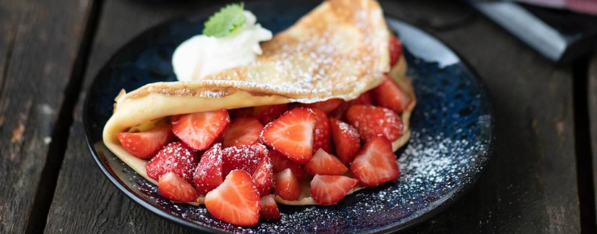 Pfannkuchen mit Erdbeeren für 4 Personen von lidl-kochen.de