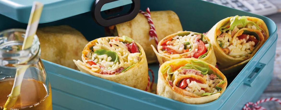 Schneller Pizza-Wrap für 4 Personen von lidl-kochen.de