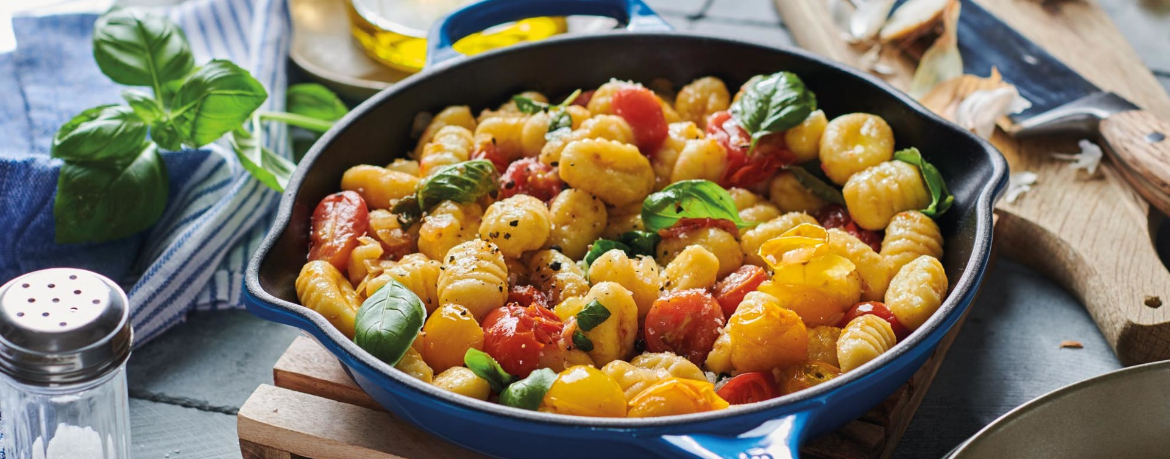 Schnelle Gnocchi mit geschmorten Tomaten für 4 Personen von lidl-kochen.de