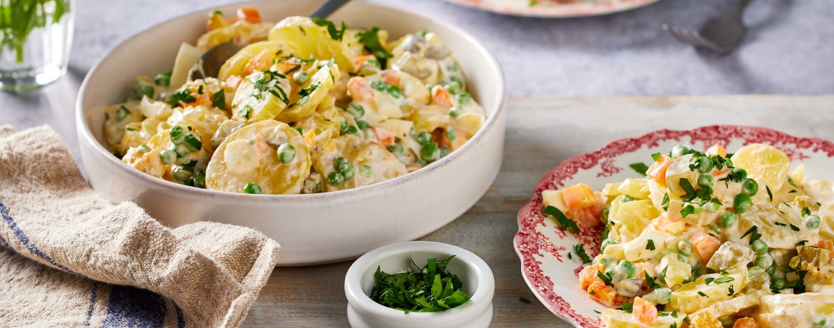 Kartoffel-Erbsen-Salat für 4 Personen von lidl-kochen.de