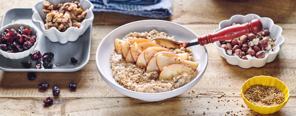 Veganer Apfel-Porridge für 4 Personen von lidl-kochen.de