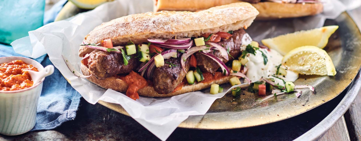 Sandwich mit Cevapcici für 4 Personen von lidl-kochen.de