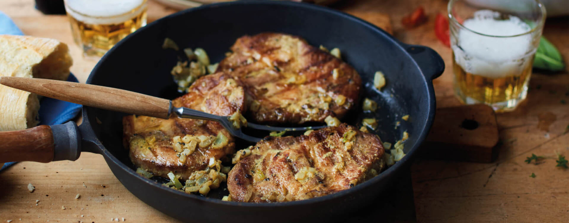 Nackensteaks in Bier-Marinade für 4 Personen von lidl-kochen.de