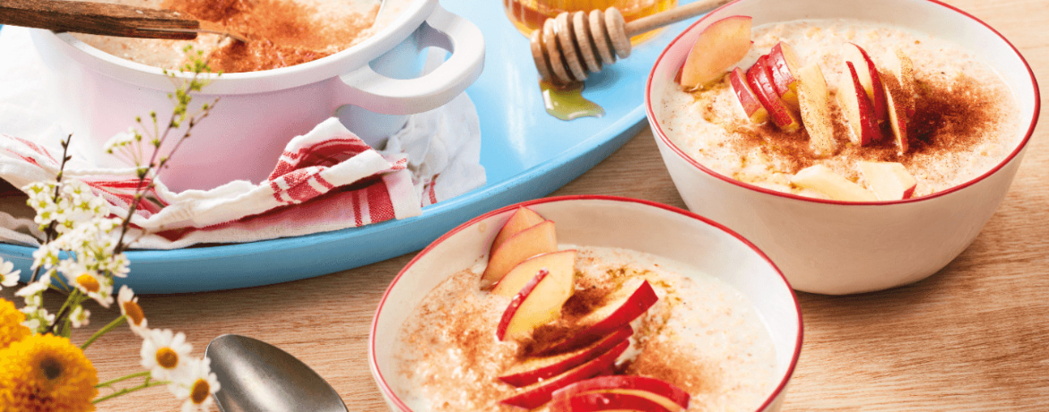 Porridge mit Apfel und Zimt für 4 Personen von lidl-kochen.de