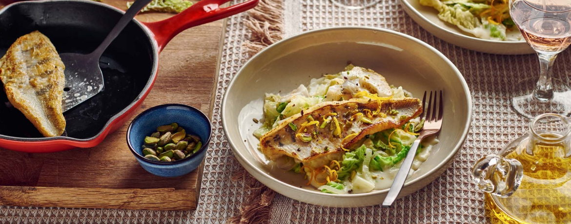 Krosser Zander mit Wirsing und Pistazie für 4 Personen von lidl-kochen.de