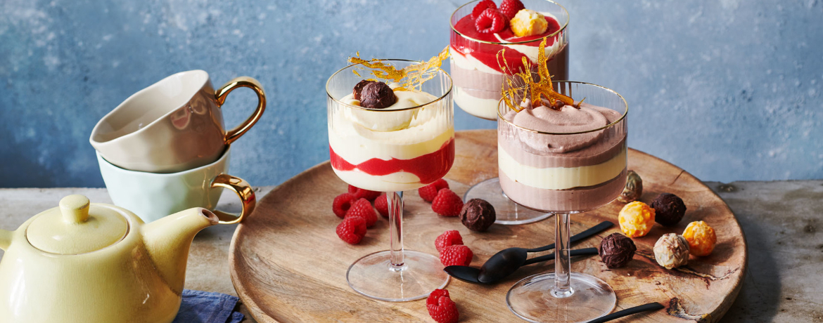 Zweierlei Mousse au Chocolat im Glas für 4 Personen von lidl-kochen.de