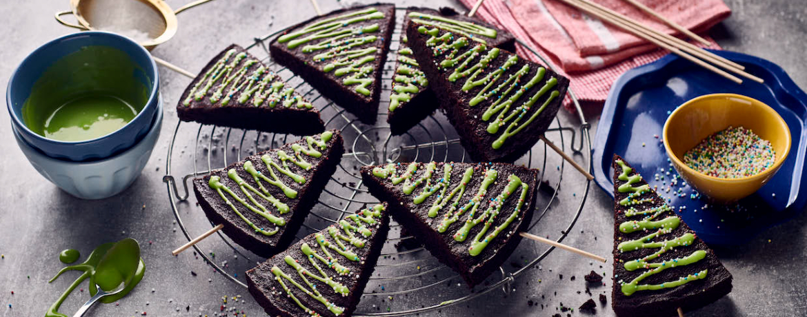 Tannenbaum-Brownies für 12 Personen von lidl-kochen.de