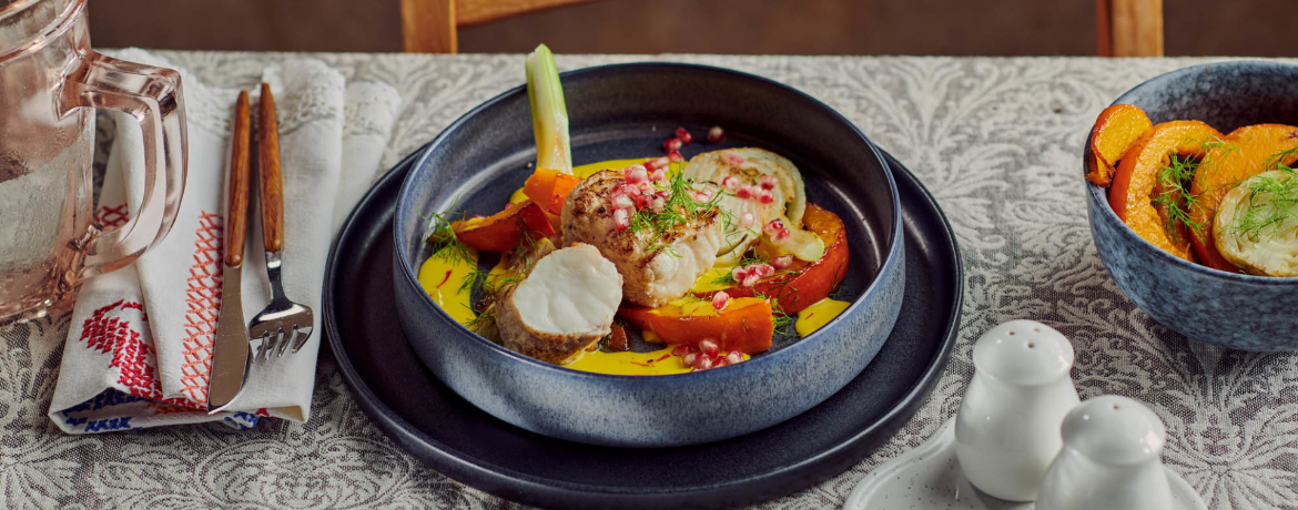 Seeteufel mit Safranschaum für 4 Personen von lidl-kochen.de