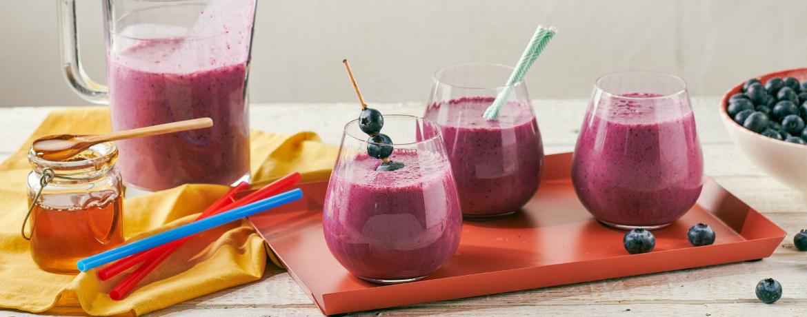 Blaubeerencocktail mit Haferflocken für 4 Personen von lidl-kochen.de