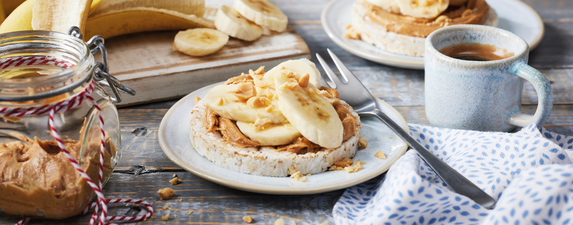 Reiswaffel mit Erdnussbutter für 4 Personen von lidl-kochen.de