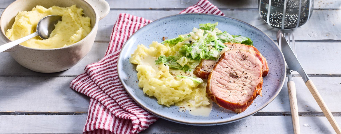 Kasseler mit Rahmwirsing und Kartoffelpüree für 4 Personen von lidl-kochen.de