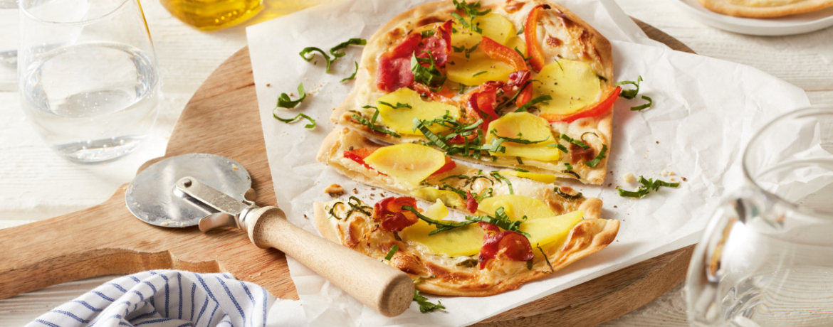 Bärlauch-Flammkuchen für 4 Personen von lidl-kochen.de