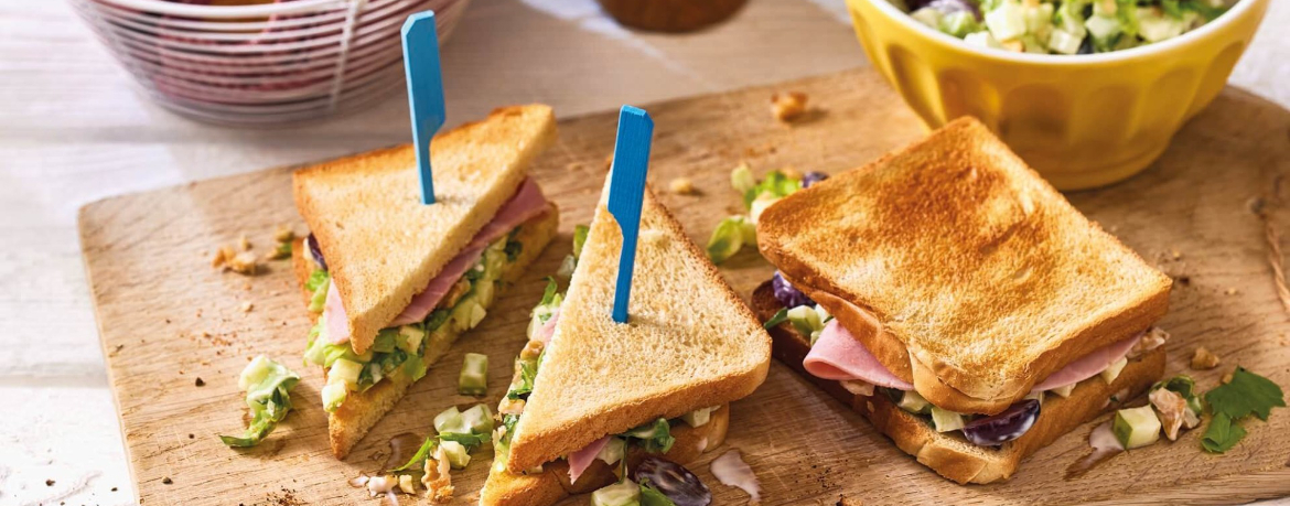 American Sandwich mit Waldorfsalat für 4 Personen von lidl-kochen.de