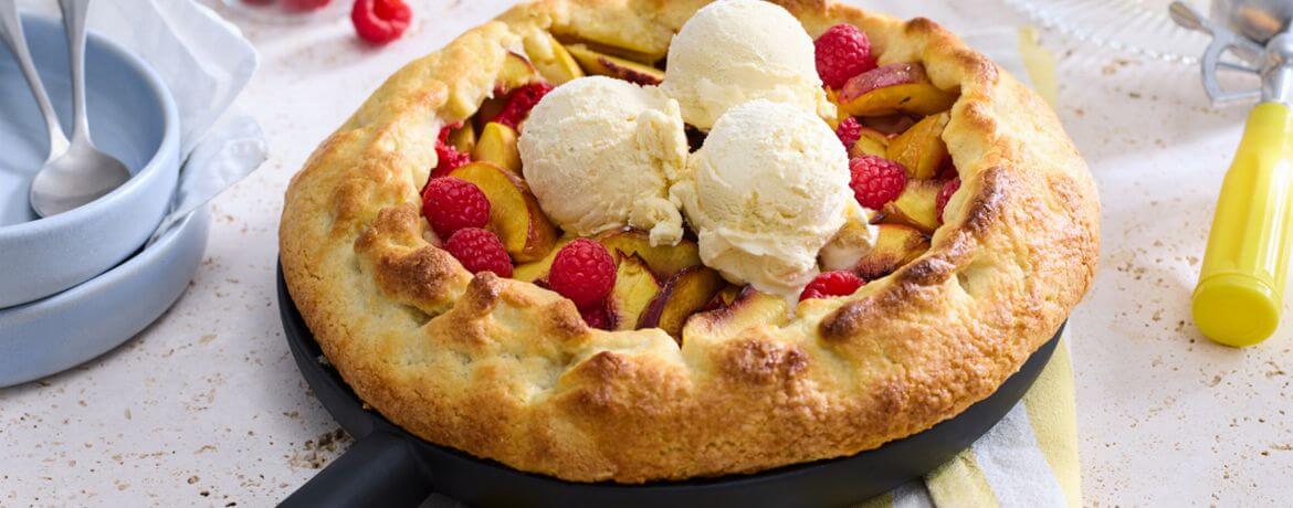 Nektarinen Himbeer Galette - Rezept | LIDL Kochen
