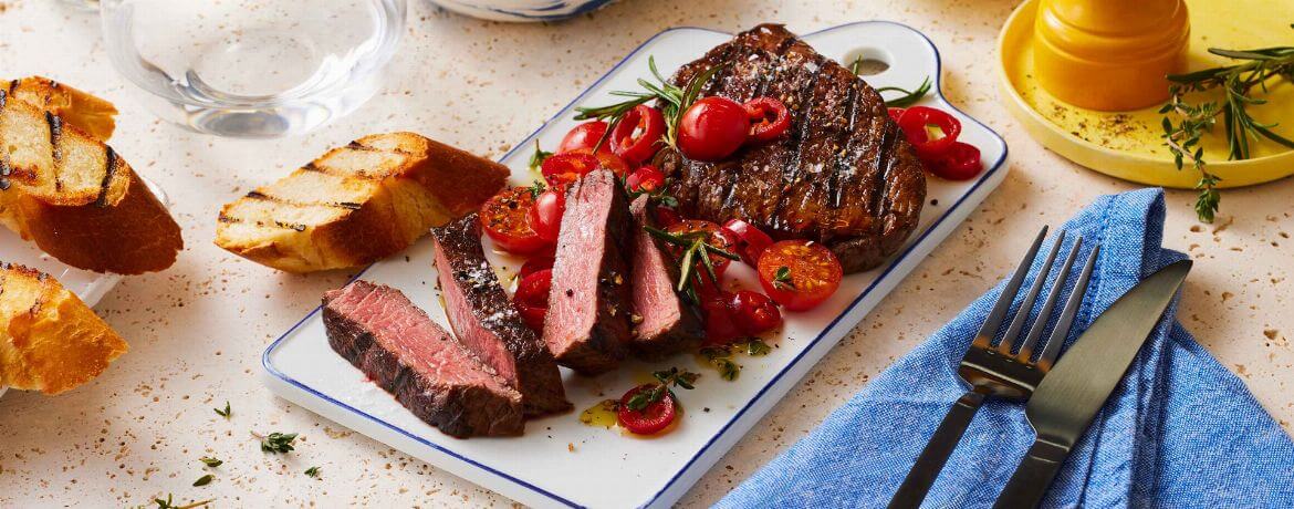 Rindersteak mit Cherrytomaten - Rezept | LIDL Kochen