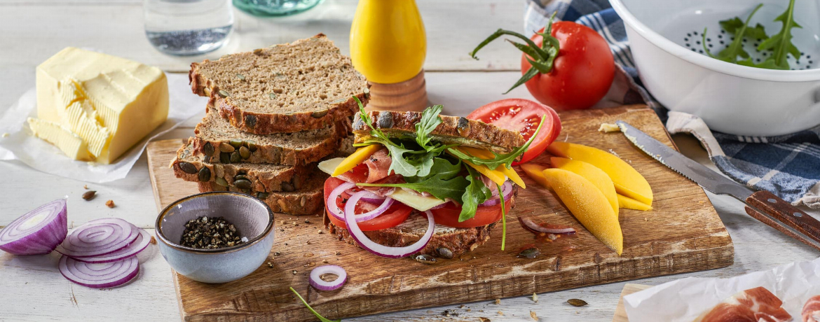 Fruchtiges Schinken-Käse-Sandwich für 4 Personen von lidl-kochen.de