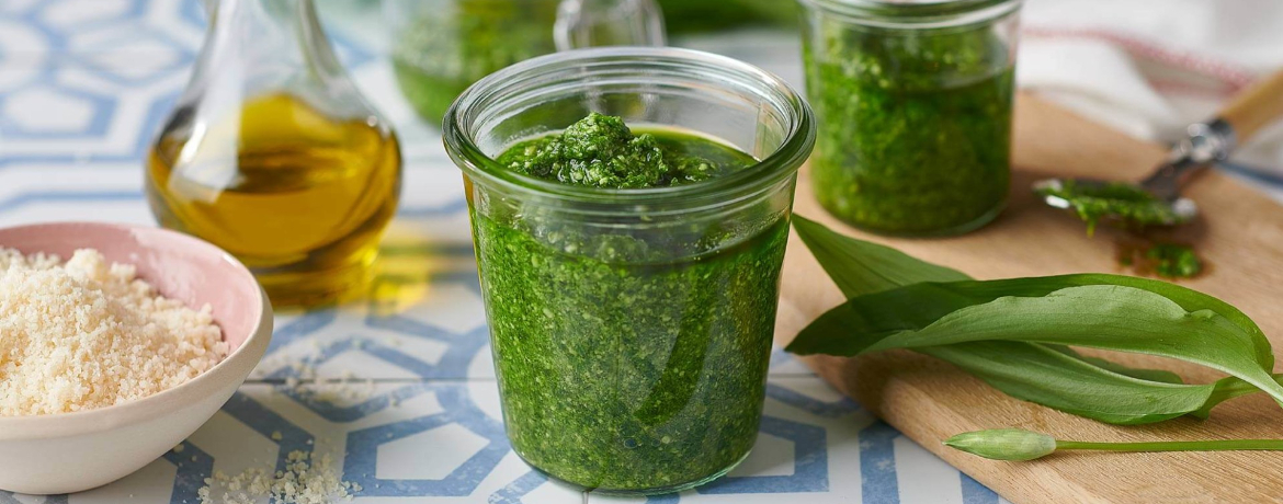 Selbstgemachtes Bärlauch-Pesto für 4 Personen von lidl-kochen.de