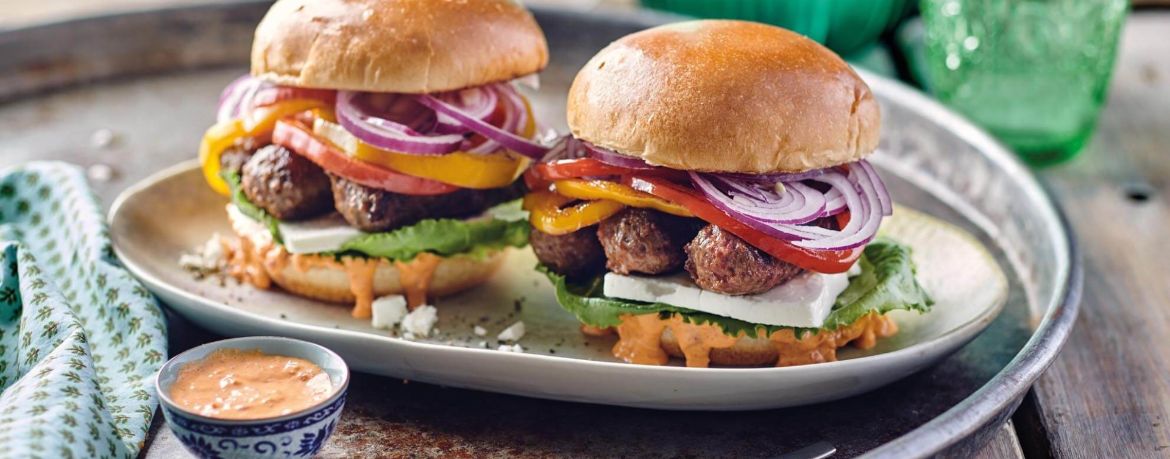 Burger mit Cevapcici für 4 Personen von lidl-kochen.de