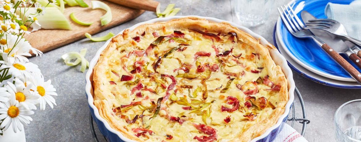 Quiche Lorraine mit Schinken und Lauch für 4 Personen von lidl-kochen.de