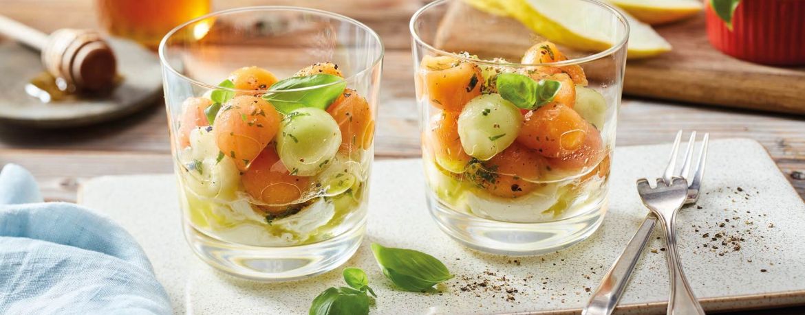 Melonen-Caprese mit Burrata für 4 Personen von lidl-kochen.de