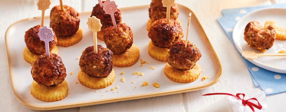 Hackbällchen auf Käsetaler für 4 Personen von lidl-kochen.de