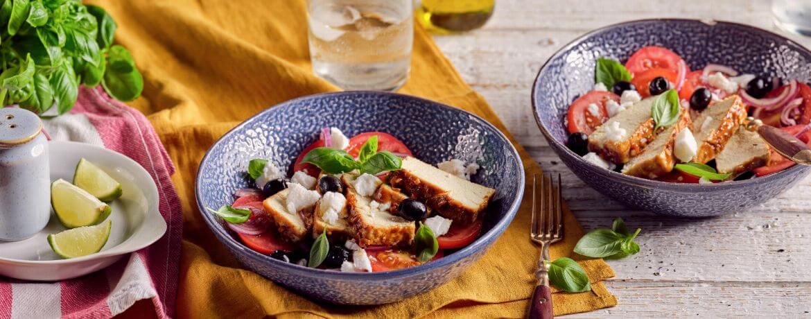 Gegrillter Tofu auf Tomatensalat - Rezept | LIDL Kochen