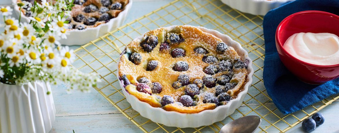 Heidelbeer Clafoutis mit Schlagsahne für 8 Personen von lidl-kochen.de
