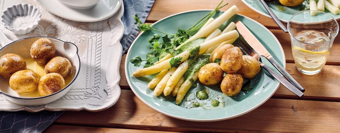 Weißer Spargel mit grüner Sauce - Rezept | LIDL Kochen