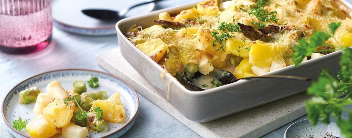 Veganer Spargel-Kartoffel-Auflauf für 4 Personen von lidl-kochen.de