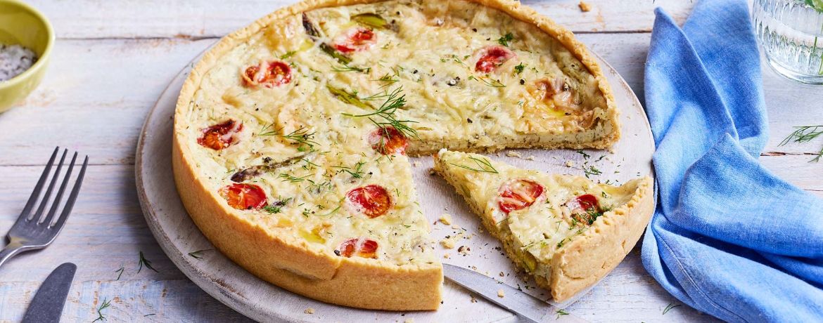Vegane Spargel-Quiche für 4 Personen von lidl-kochen.de