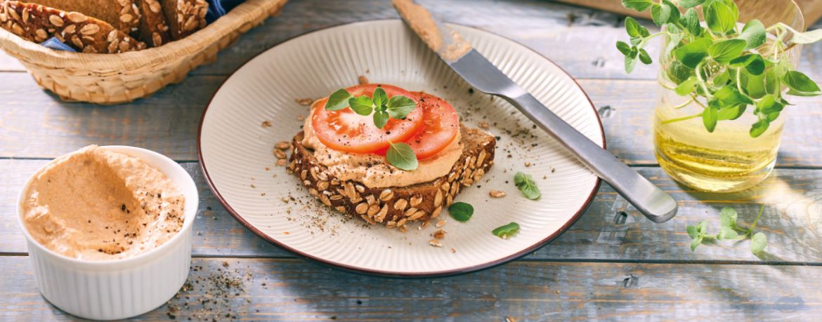 Brot mit veganem Auberginen-Aufstrich für 4 Personen von lidl-kochen.de