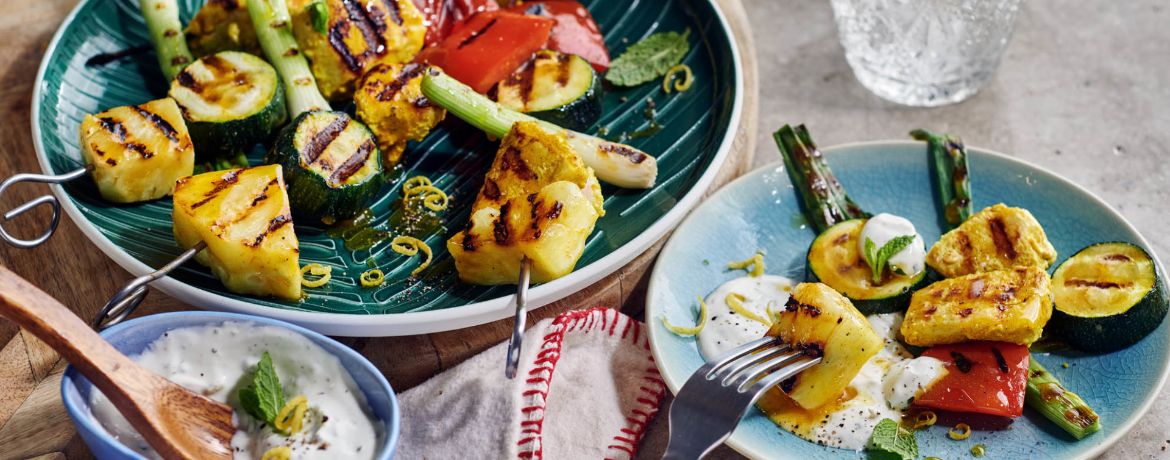 Fruchtige Curry-Hähnchen-Spieße für 4 Personen von lidl-kochen.de