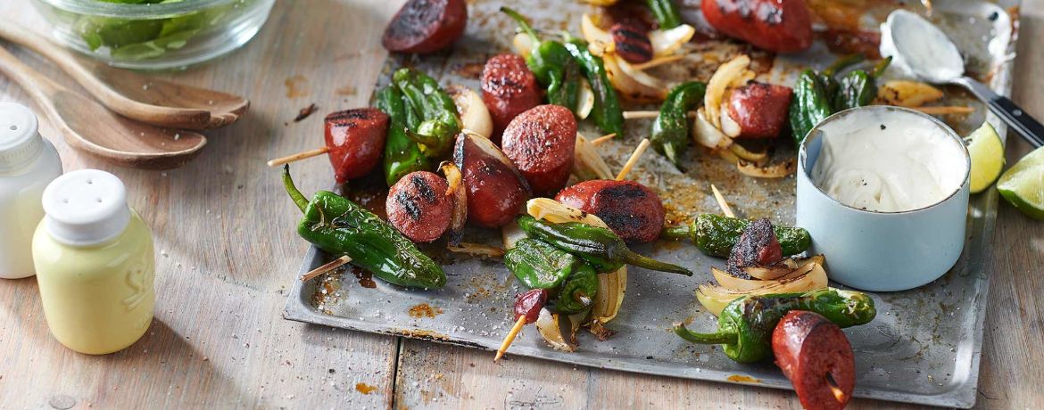 Chorizo-Spieße zum Grillen mit Aioli für 4 Personen von lidl-kochen.de