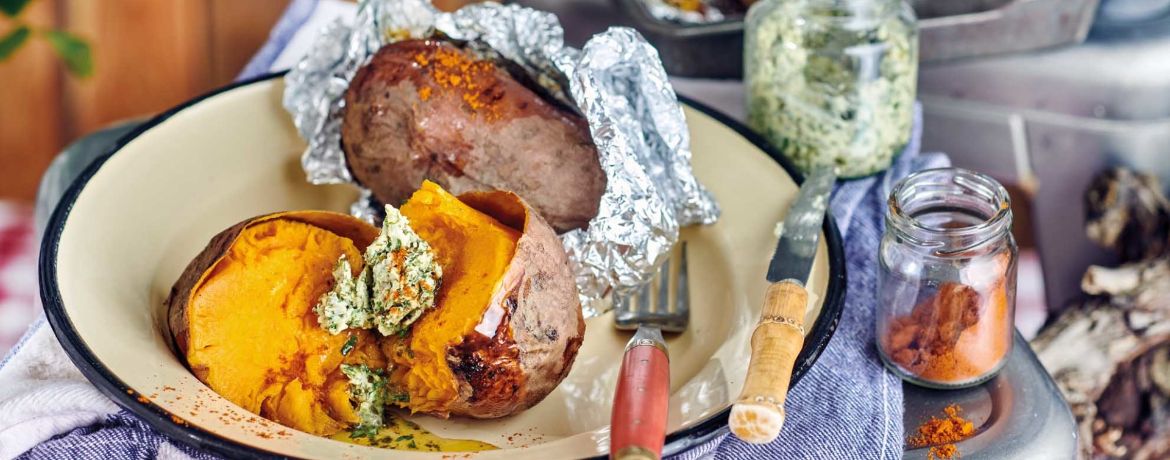 Gebackene Süßkartoffel Grillen für 4 Personen von lidl-kochen.de