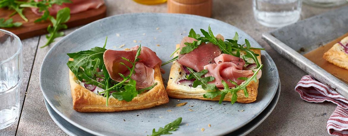 Blätterteig-Tartelettes mit Serranoschinken für 4 Personen von lidl-kochen.de