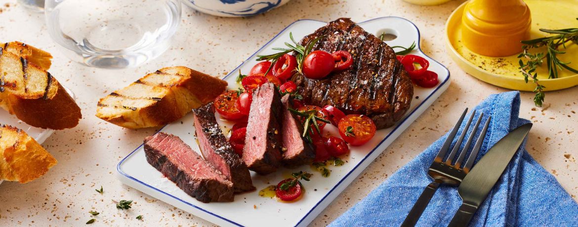 Rindersteak mit Cherrytomaten - Rezept | LIDL Kochen