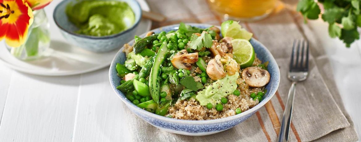 Green Quinoa Bowl mit Spargel für 4 Personen von lidl-kochen.de