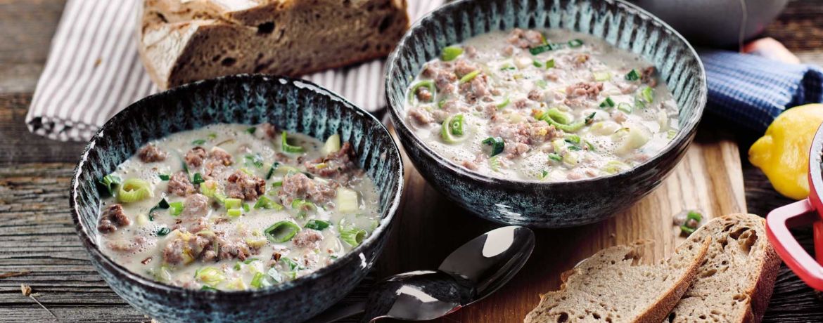 Vegane Hack-Lauch-Suppe für 4 Personen von lidl-kochen.de