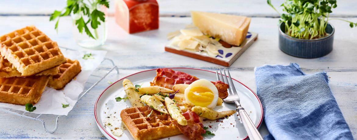 Salzige Waffeln mit Spargel - Rezept | LIDL Kochen