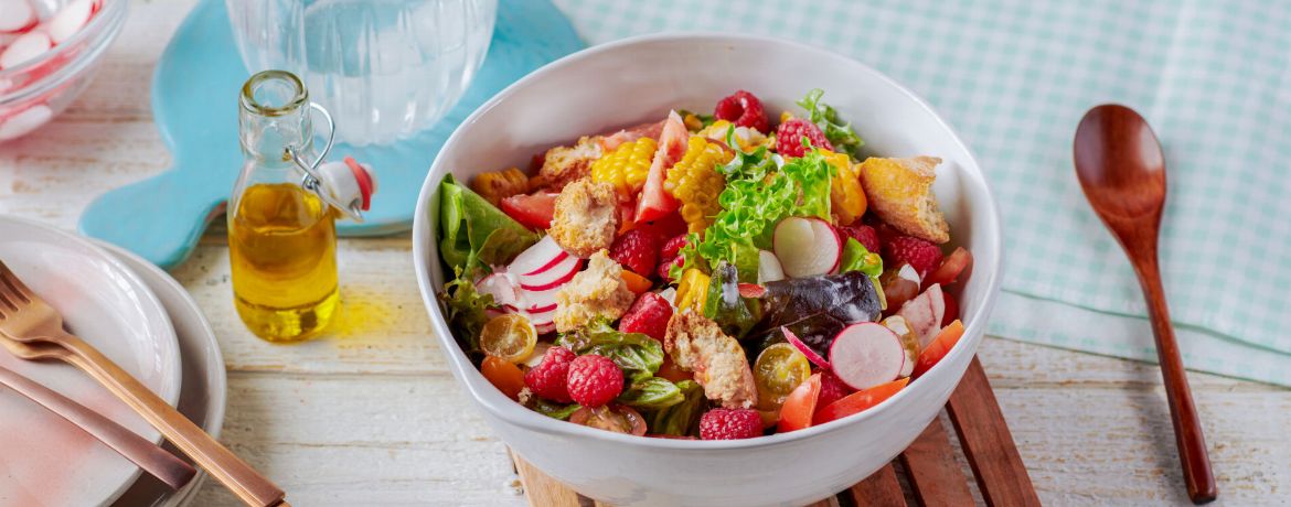 Sommerlicher Brotsalat für 4 Personen von lidl-kochen.de