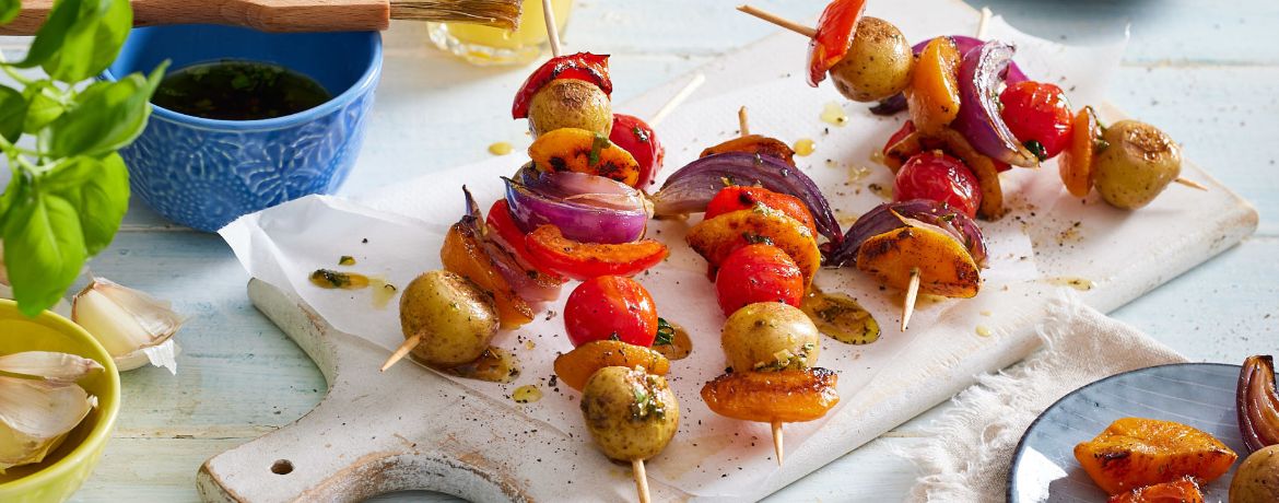 Bunte Gemüse-Spieße mit Aprikosen für 4 Personen von lidl-kochen.de