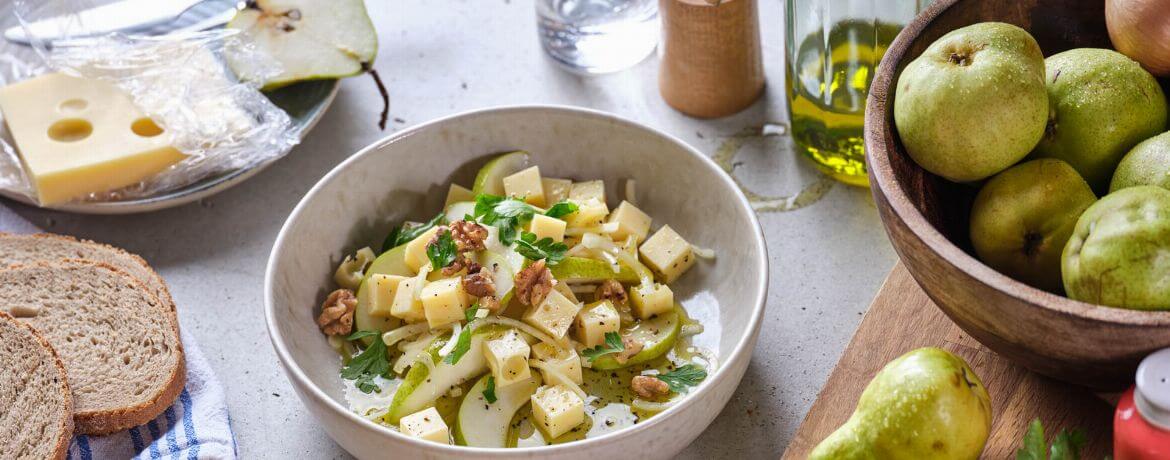 Käsesalat mit Walnüssen und Birne - Rezept | LIDL Kochen
